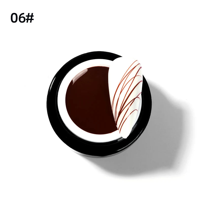 Gel à ongles Élastique - 6 couleurs