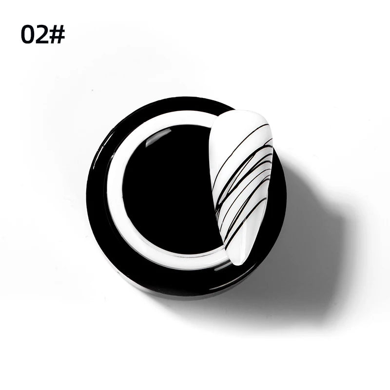 Gel à ongles Élastique - 6 couleurs