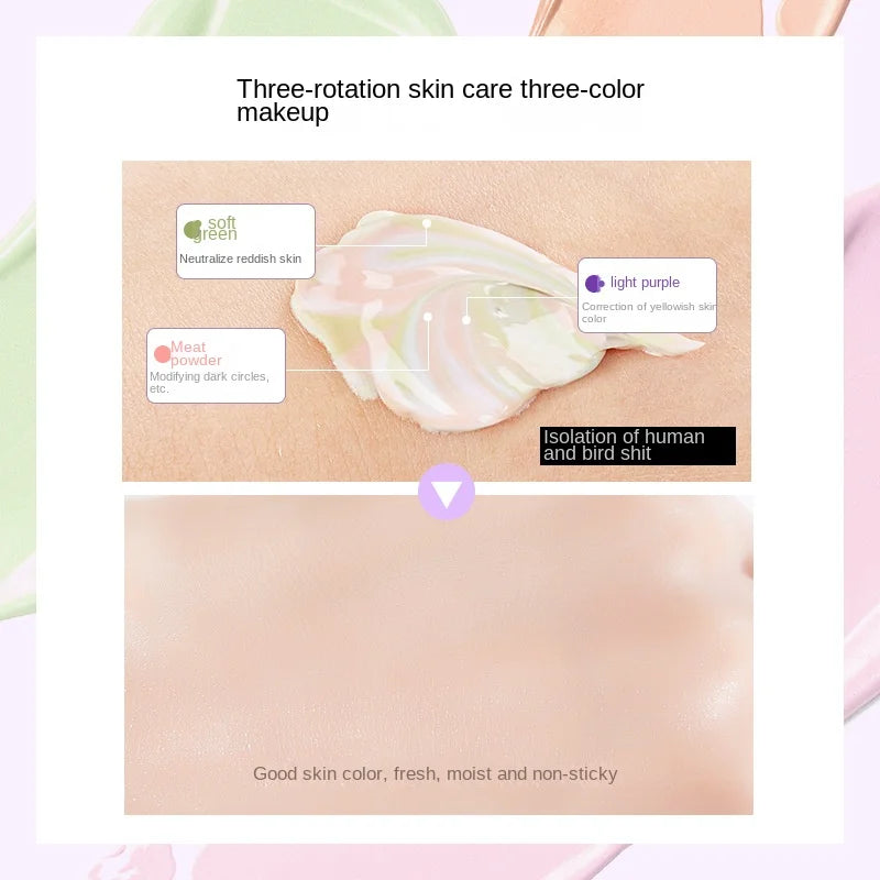 Crème anti-blanchiment hydratante Base de Maquillage