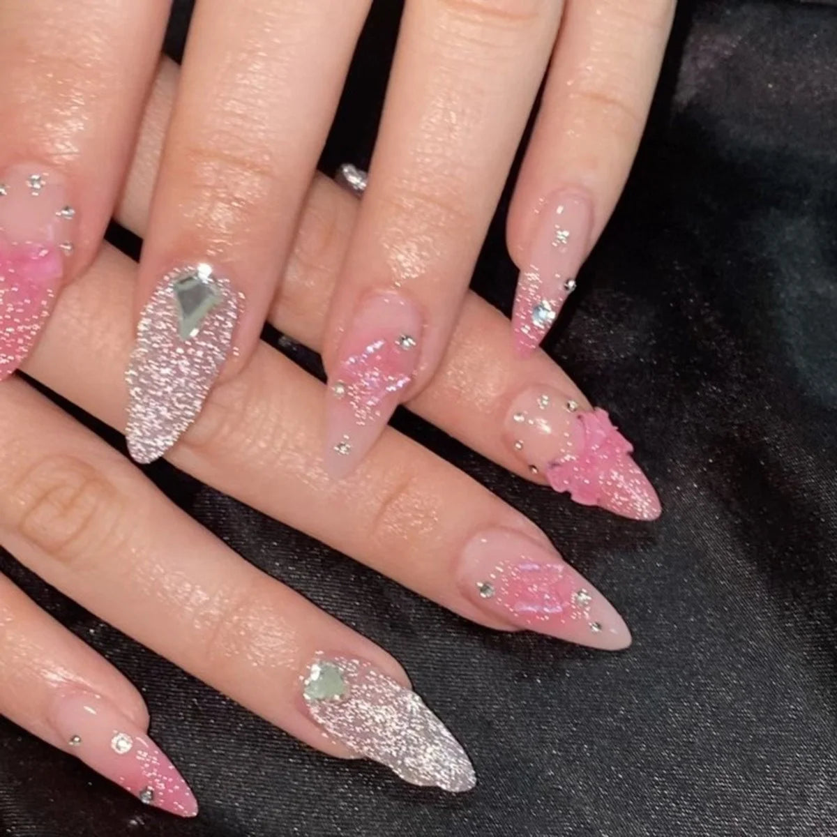 Faux ongles 3D 24 Pcs