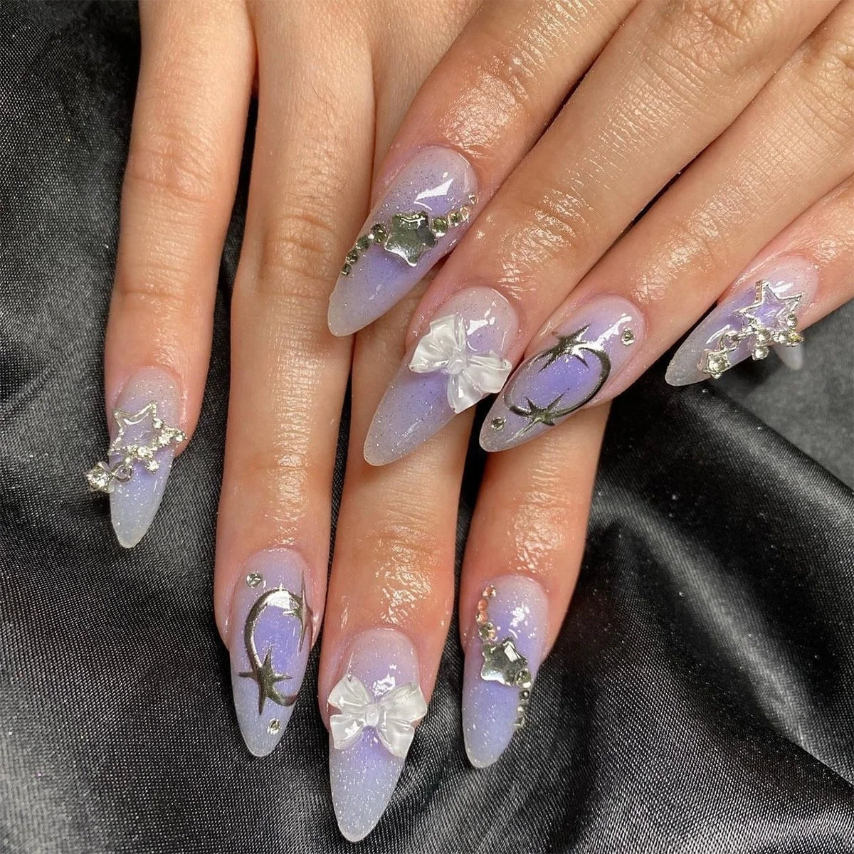 Faux ongles 3D 24 Pcs