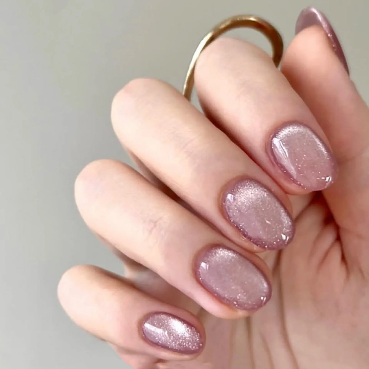 Lot de 24 faux ongles en acrylique courts et arrondis