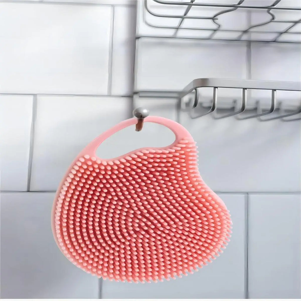 Brosse de massage et nettoyagw de bain en silicone