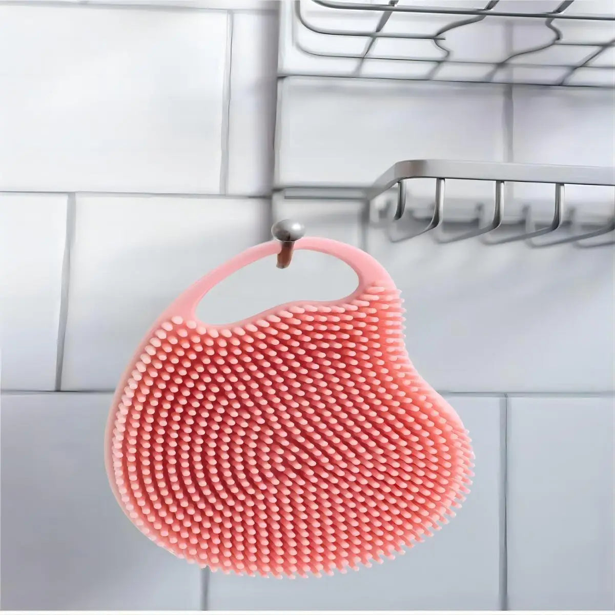 Brosse de massage et nettoyagw de bain en silicone