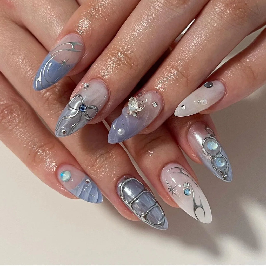 Faux ongles 3D 24 Pcs