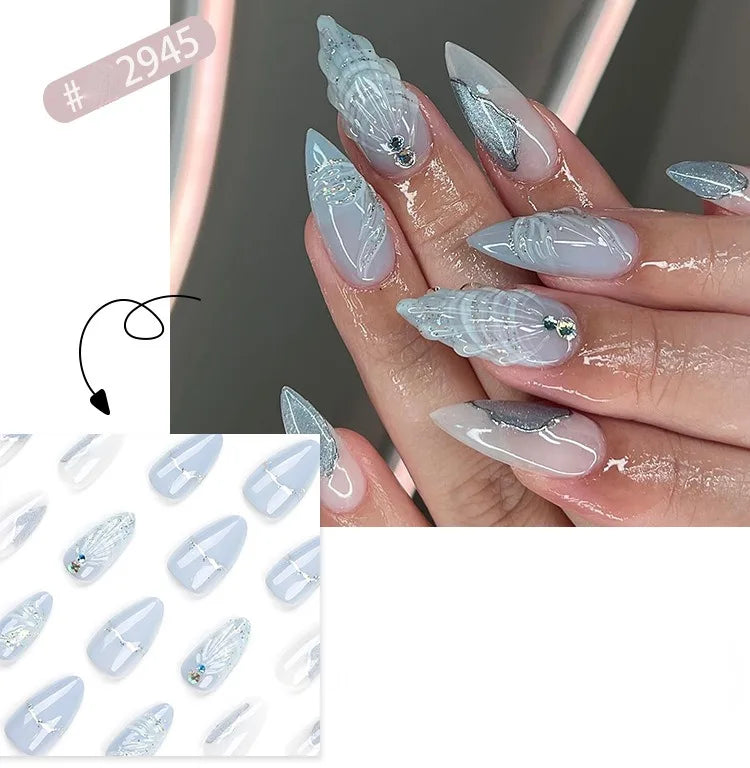 Faux ongles 3D 24 Pcs