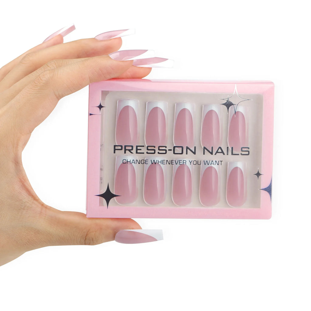 Faux ongles French 30 Pcs