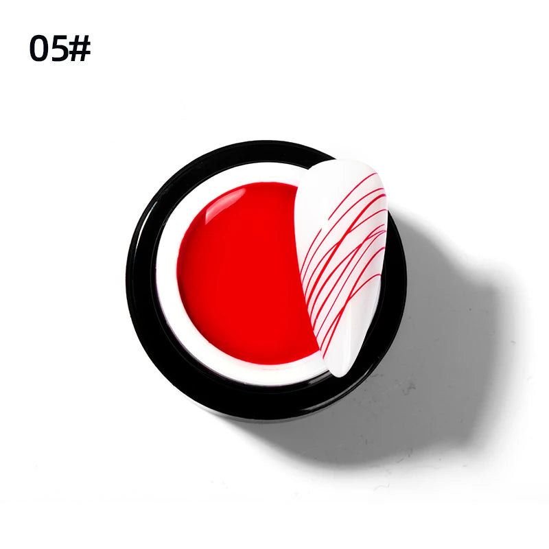Gel à ongles Élastique - 6 couleurs
