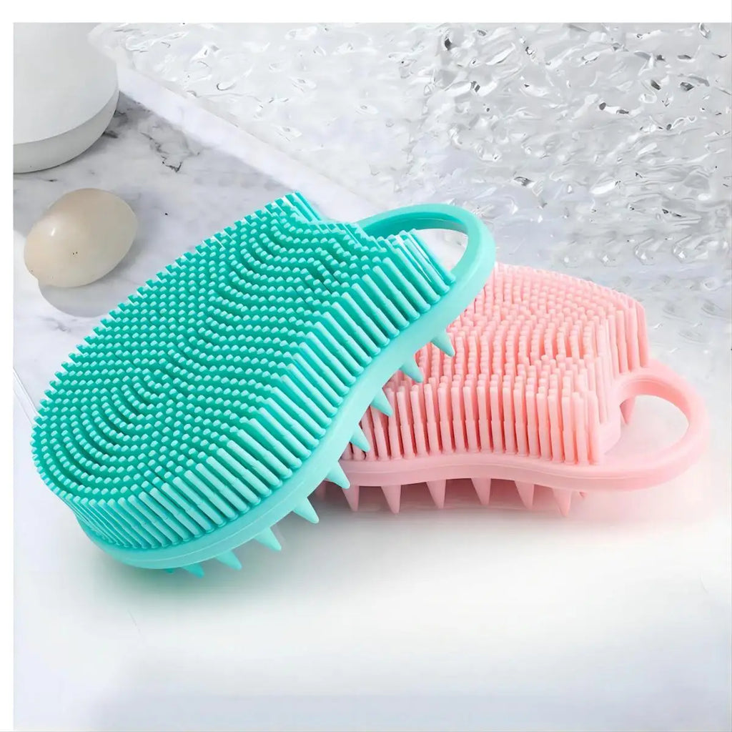 Brosse de massage et nettoyagw de bain en silicone