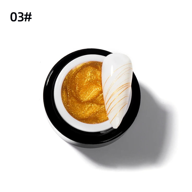 Gel à ongles Élastique - 6 couleurs
