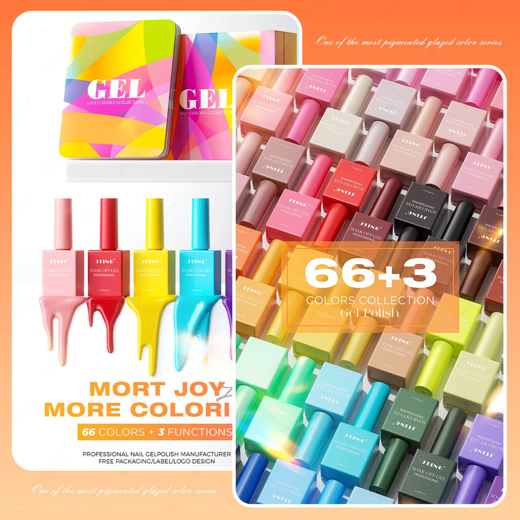 Vernis à ongles en Gel 6 Couleurs Gel Nail
