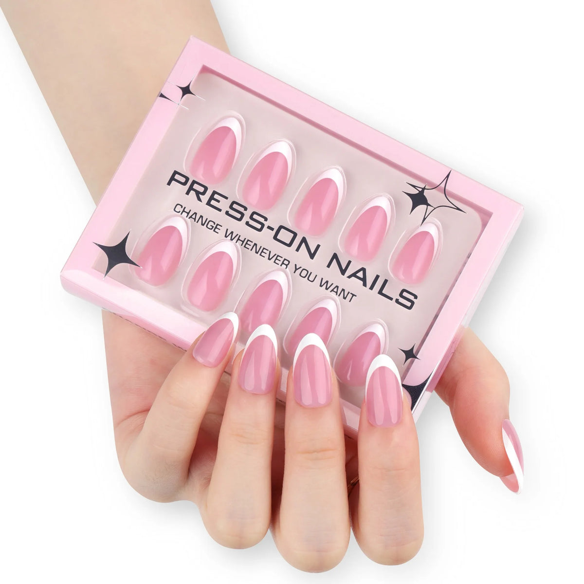 Faux ongles 30pcs à la française