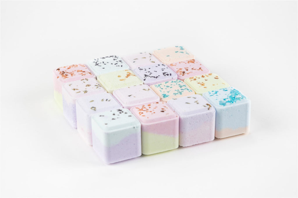 Coffret cadeau de 12 galets de douche – Aromathérapie naturelle