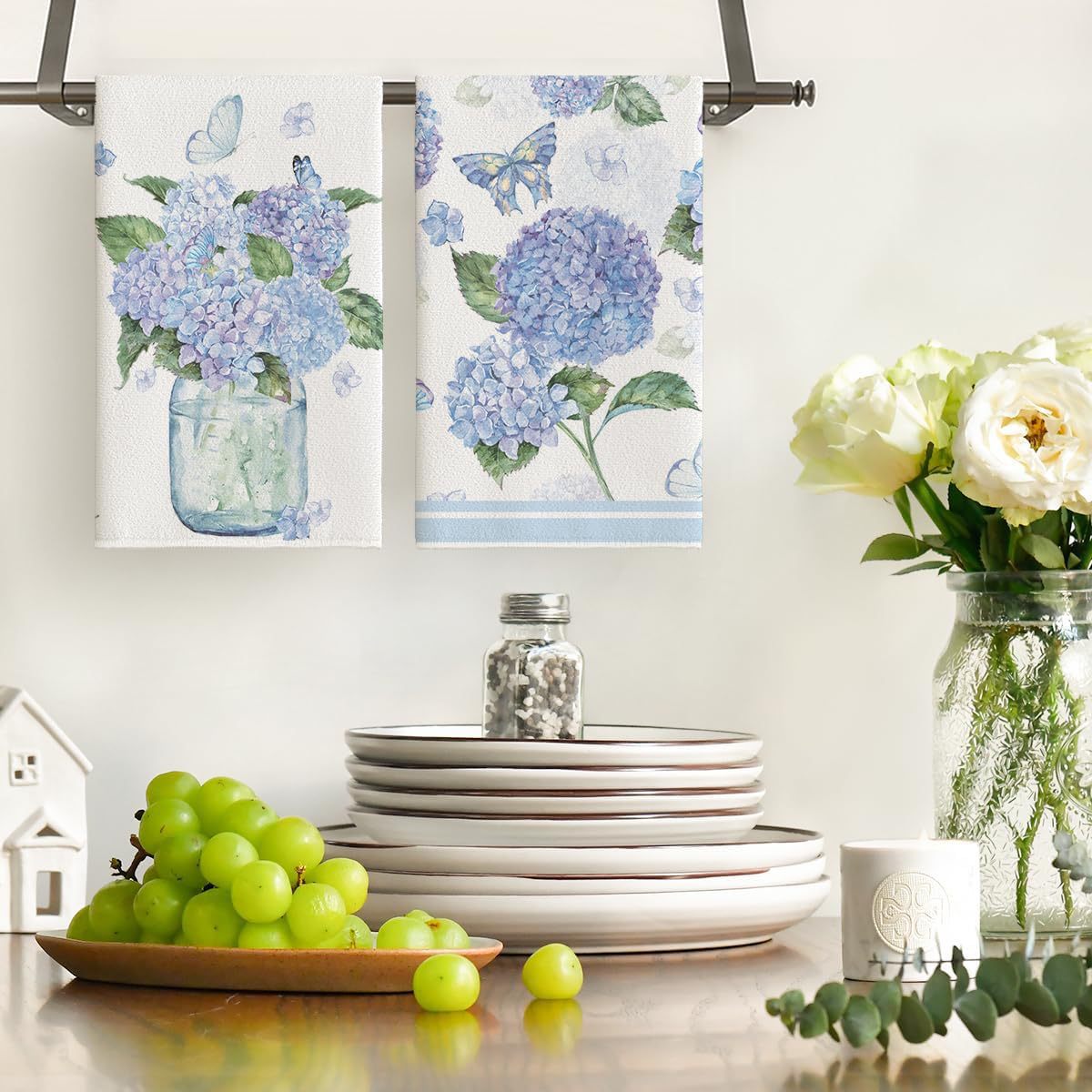 Serviettes de cuisine décoratives - Plusieurs motifs