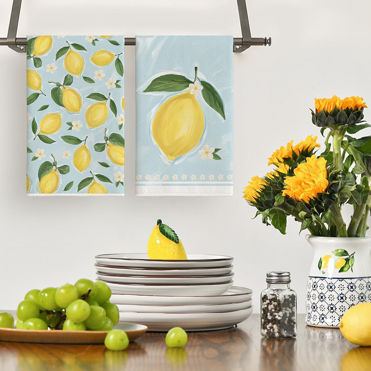 Serviettes de cuisine décoratives - Plusieurs motifs