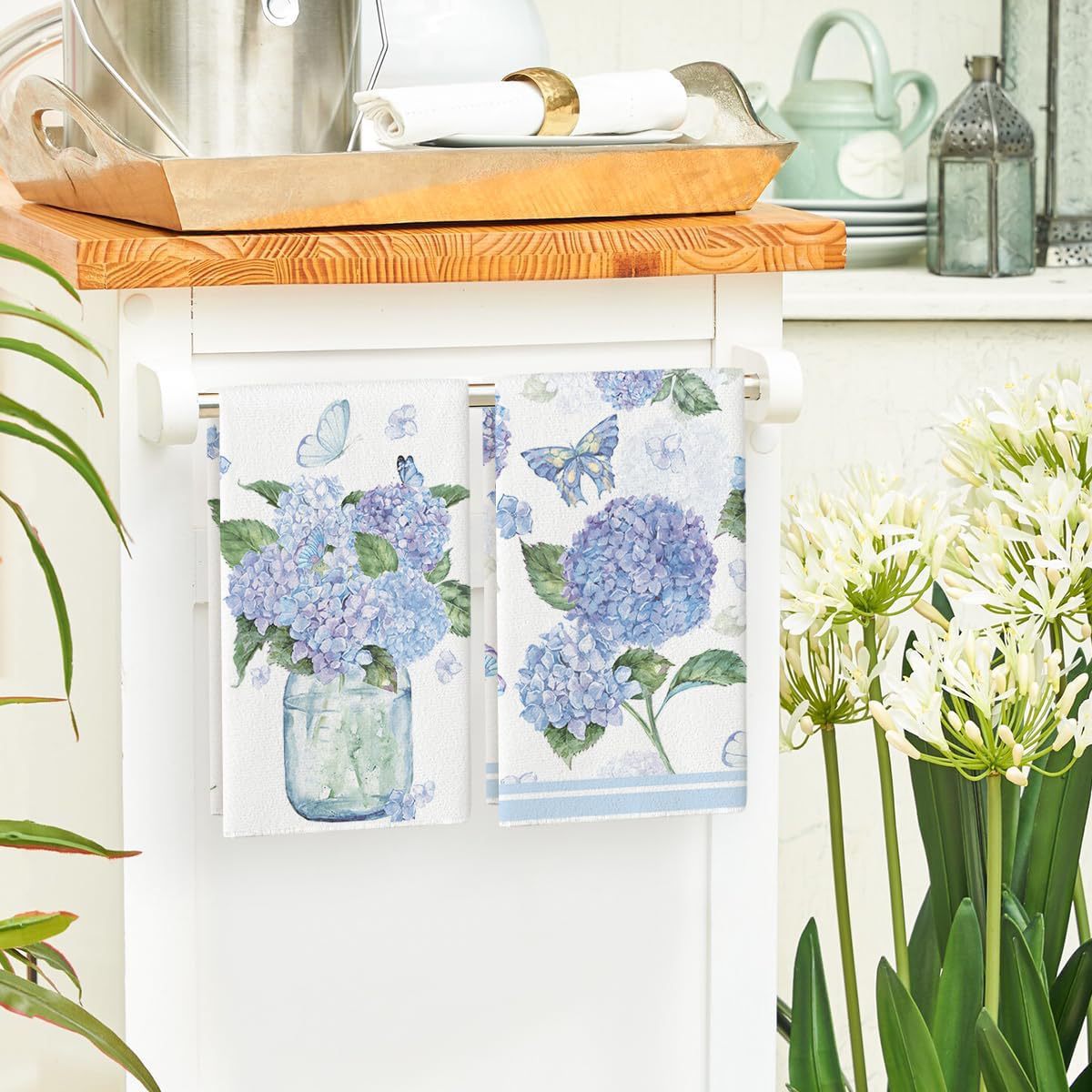 Serviettes de cuisine décoratives - Plusieurs motifs