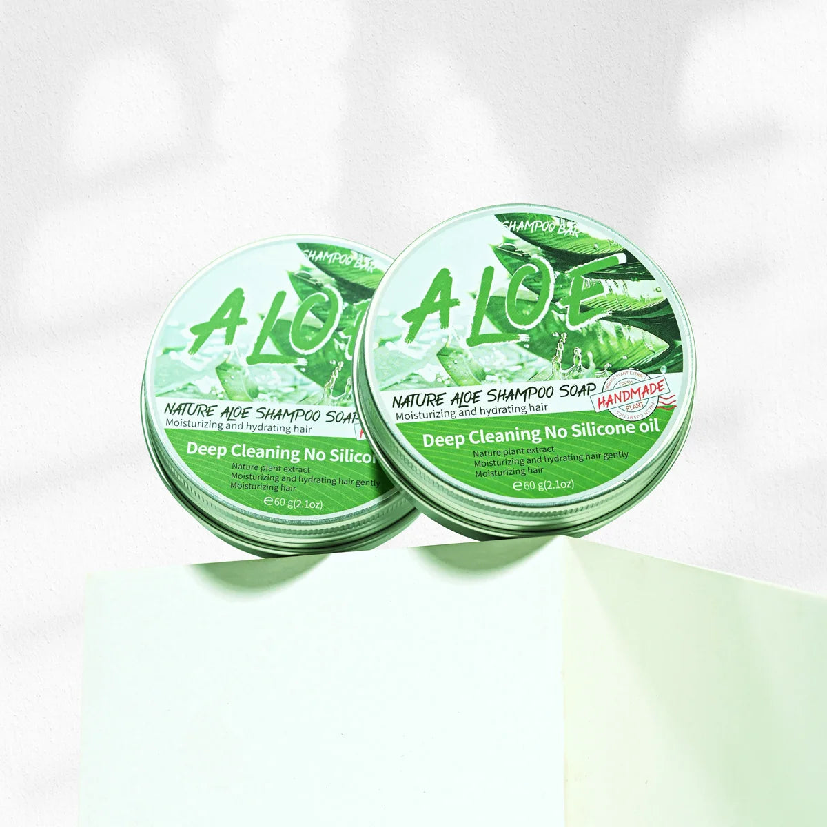 Shampooing solide à l’aloe vera