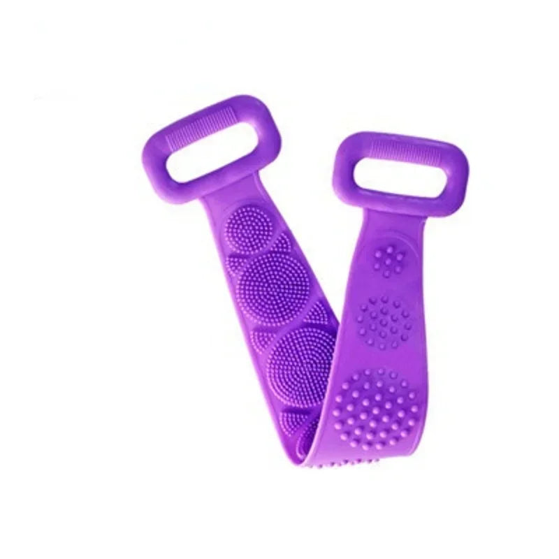 Brosse exfoliante pour le dos en silicone