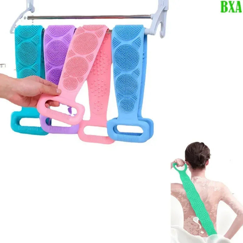 Brosse exfoliante pour le dos en silicone