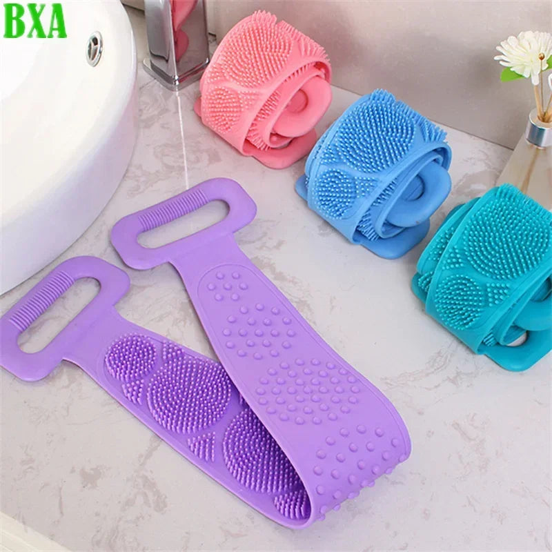Brosse exfoliante pour le dos en silicone