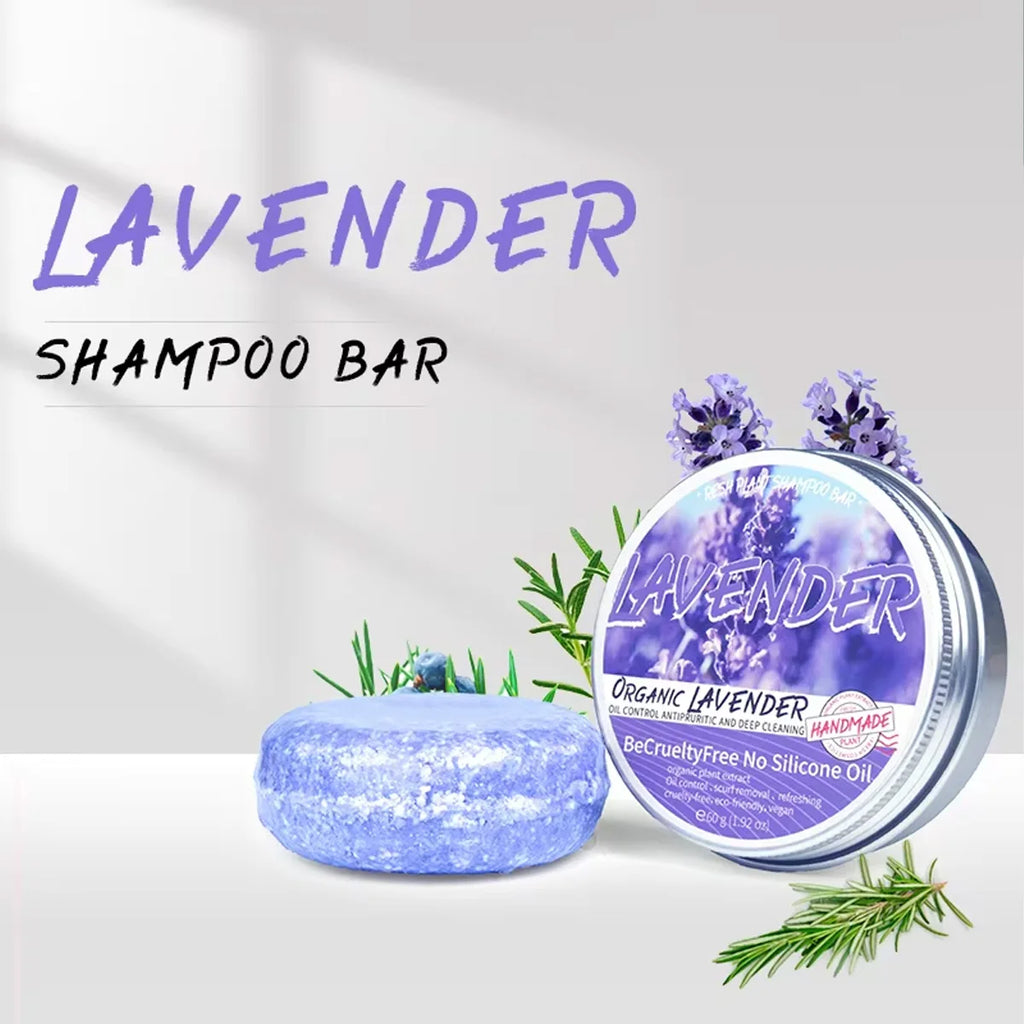 Barre de shampoing solide à la lavande biologique