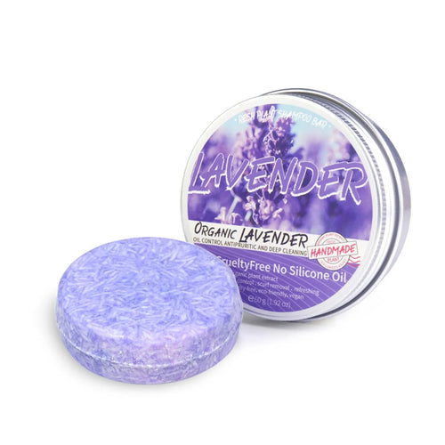Barre de shampoing solide à la lavande biologique