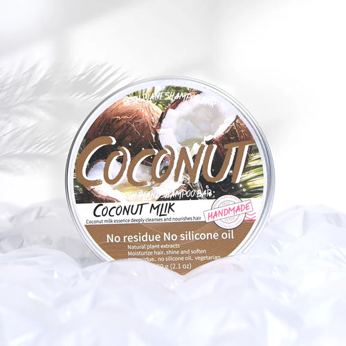Barre de shampoing solide au coconut