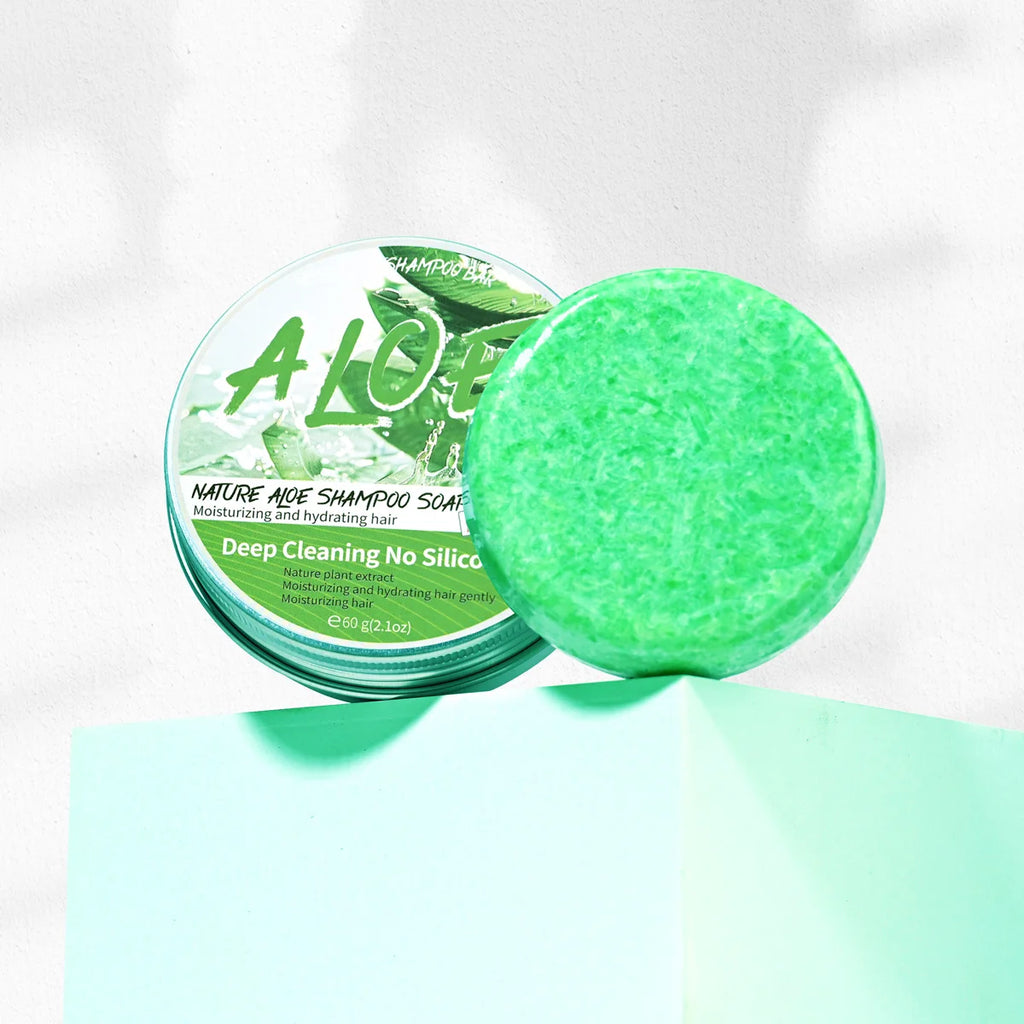 Shampooing solide à l’aloe vera