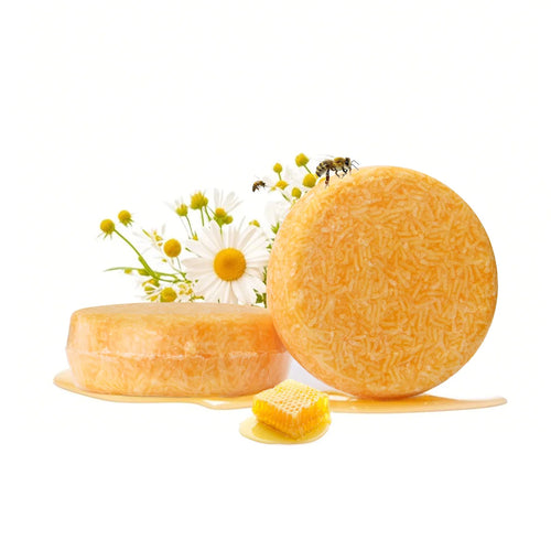 Barre de shampoing solide au miel biologique