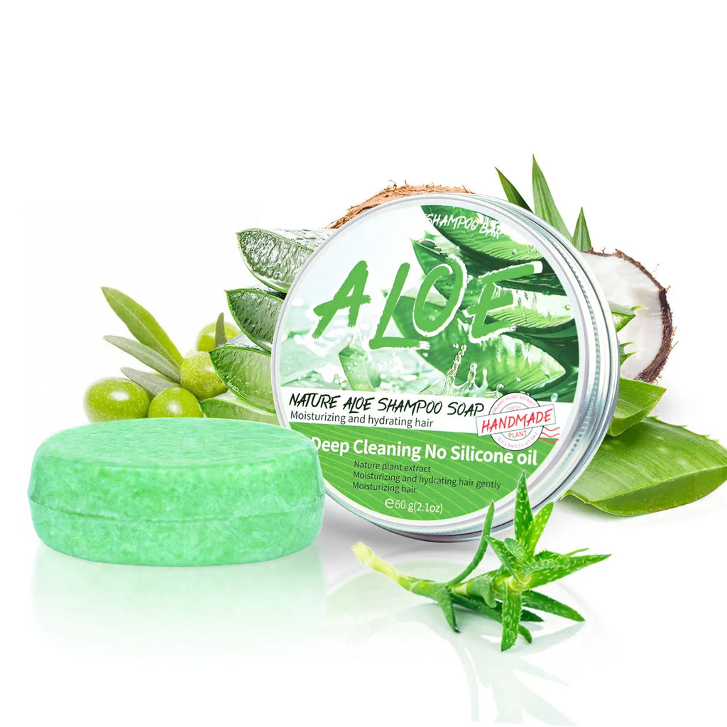 Shampooing solide à l’aloe vera