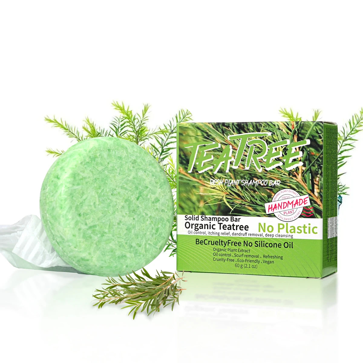 Shampooing solide à l’arbre à thé