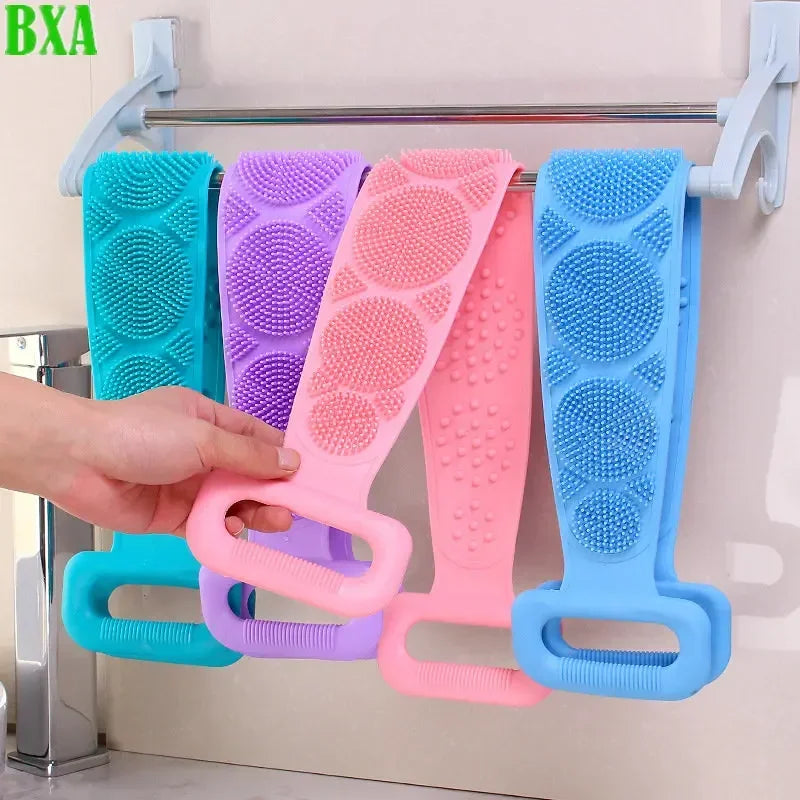 Brosse exfoliante pour le dos en silicone