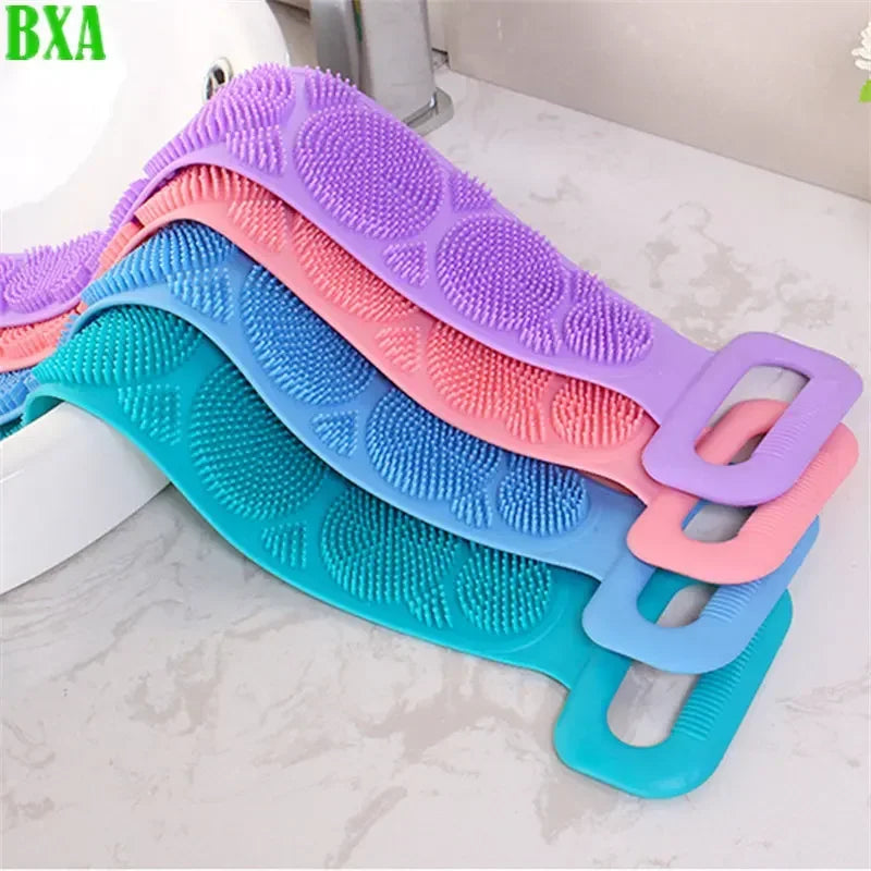 Brosse exfoliante pour le dos en silicone
