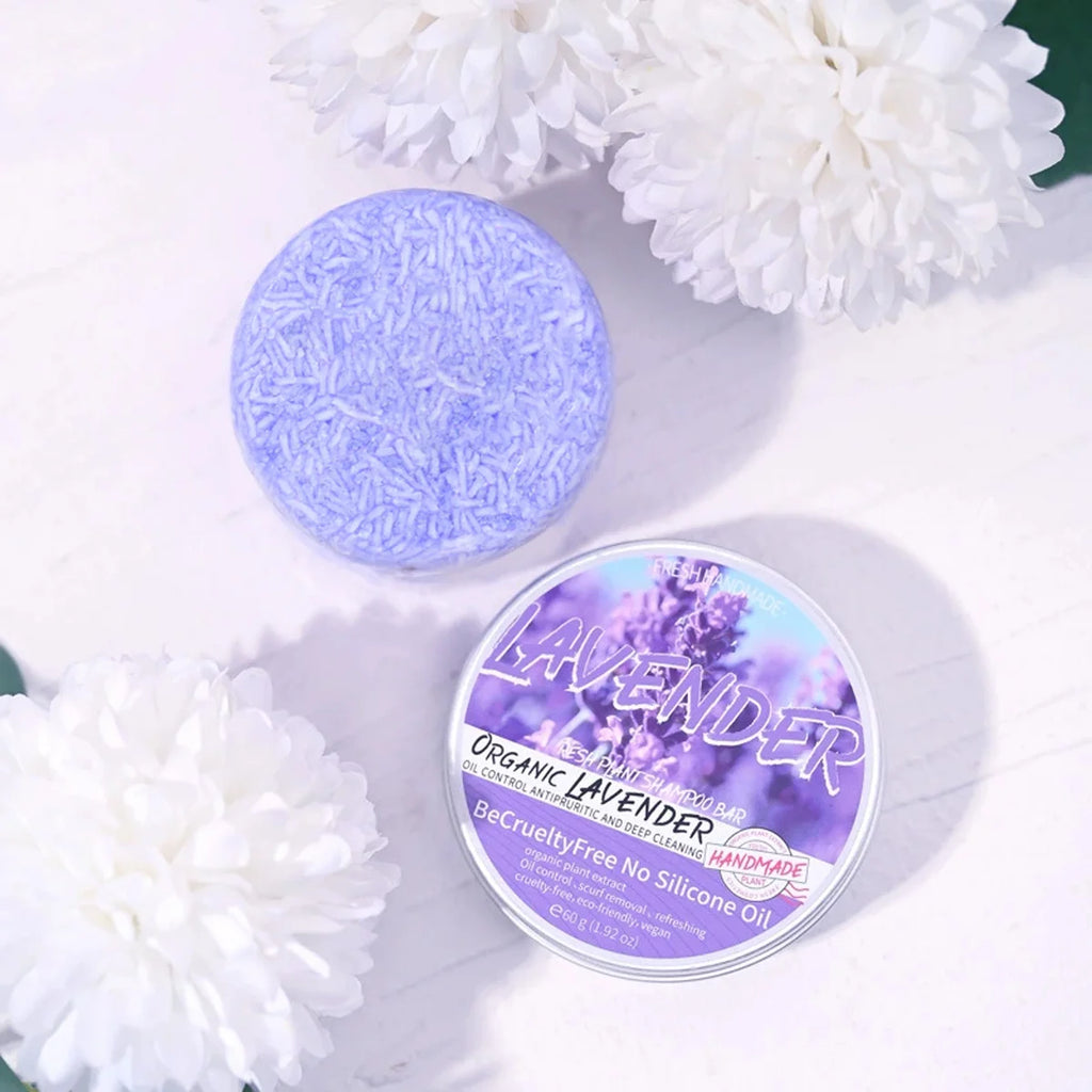 Barre de shampoing solide à la lavande biologique