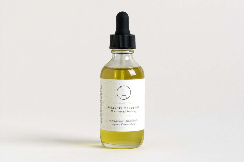 Huile corporelle naturelle au pamplemousse – Huile hydratante pour le bain et le massage