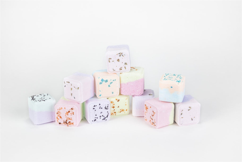 Coffret cadeau de 12 galets de douche – Aromathérapie naturelle